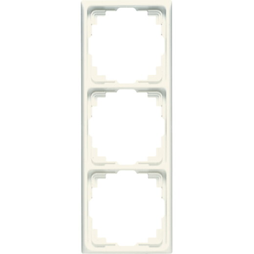 Jung Rahmen für Kabelkanal-Installation 3fach, Thermoplast, Kabelkanal CD, weiß CD583KW