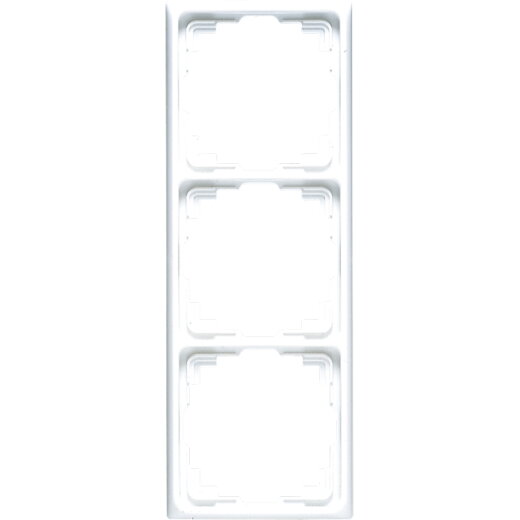 Jung Rahmen für Kabelkanal-Installation 3fach, Thermoplast, Kabelkanal CD, alpinweiß CD583KWW