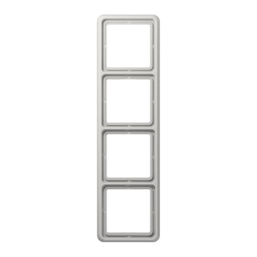 Jung Rahmen 4fach, Duroplast, CD 500, lichtgrau CD584LG