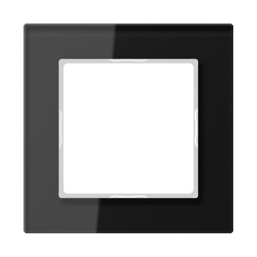 Jung Glasrahmen 1fach, Glas, A CREATION, schwarz AC581GLSW