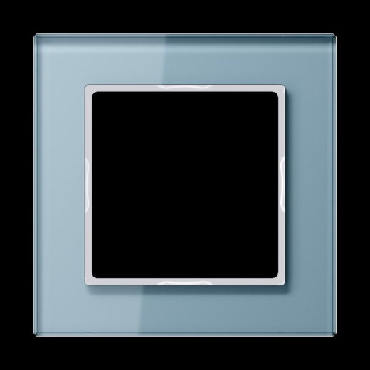 Jung Glasrahmen 1fach, Glas, A CREATION, blaugrau AC581GLBLGR