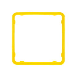 Jung Applikations-Rahmen, CD PLUS, gelb CDP81GE