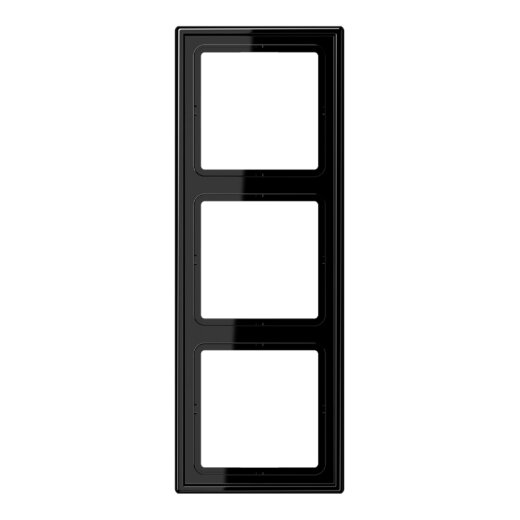 Jung Rahmen 3fach, Duroplast, LS 990, schwarz LS983SW