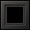 Jung Rahmen 1fach, Aluminium lackiert, LS-DESIGN, anthrazit (lackiertes Aluminium) ALD2981AN