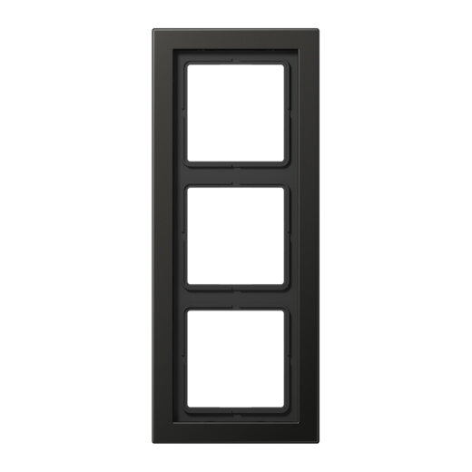 Jung Rahmen 3fach, Aluminium lackiert, LS-DESIGN, anthrazit (lackiertes Aluminium) ALD2983AN