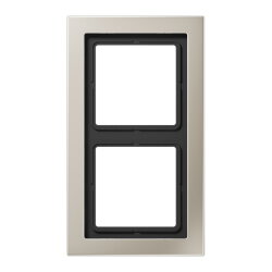 Jung Rahmen 2fach, LS-DESIGN, Edelstahl ESD2982