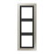 Jung Rahmen 3fach, LS-DESIGN, Edelstahl ESD2983