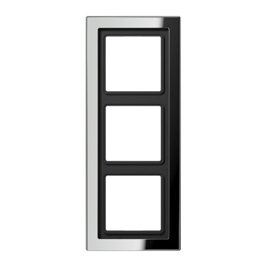 Jung Rahmen 3fach, Metall verchromt, LS-DESIGN, glanzchrom GCRD2983