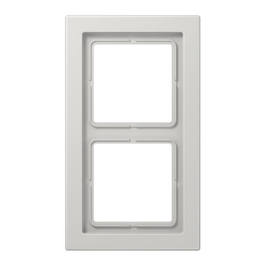 Jung Rahmen 2fach, Duroplast, LS-DESIGN, lichtgrau LSD982LG