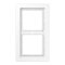 Jung Rahmen 2fach, Duroplast, LS-DESIGN, alpinweiß LSD982WW