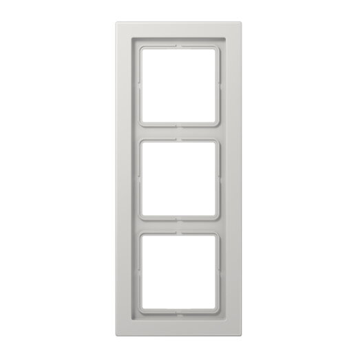 Jung Rahmen 3fach, Duroplast, LS-DESIGN, lichtgrau LSD983LG