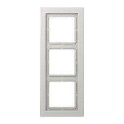 Jung Rahmen 3fach, Duroplast, LS-DESIGN, lichtgrau LSD983LG