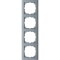 Merten Rahmen MEG4040-3660 4fach aluminium