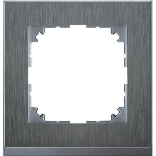 Merten Rahmen MEG4010-3646 1fach edelstahl/aluminium