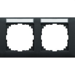 Merten Rahmen MEG4021-3614 2fach M-Pure anthrazit