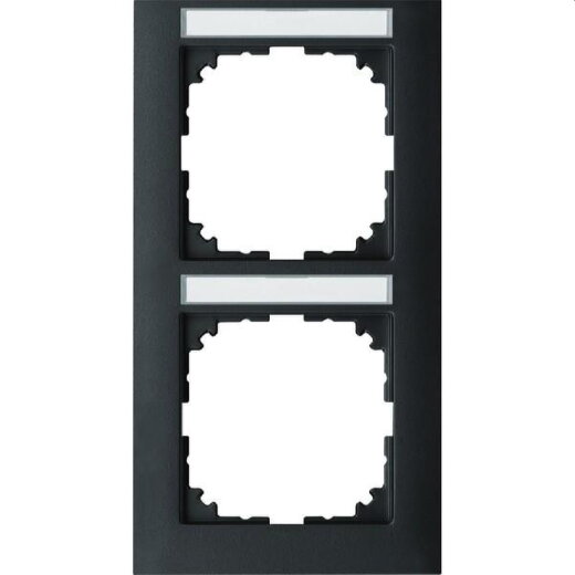 Merten Rahmen MEG4022-3614 2fach M-Pure anthrazit