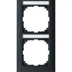 Merten Rahmen MEG4022-3614 2fach M-Pure anthrazit