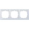 Merten Rahmen MEG4031-3625 3fach M-Pure aktivweiss