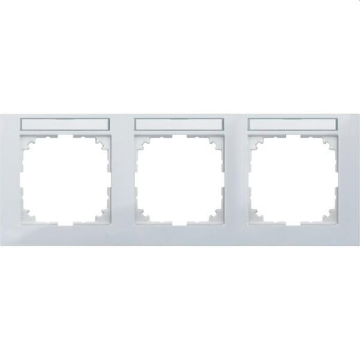 Merten Rahmen MEG4031-3619 3fach M-Pure polarweiss