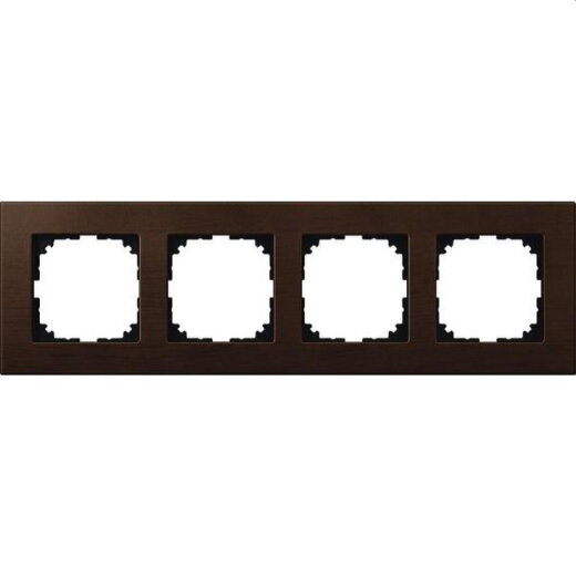 Merten Rahmen MEG4054-3473 4fach walnuss