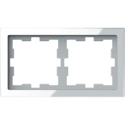 Merten Rahmen D-Life 2fach Kristallweiss