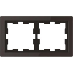 Merten Rahmen D-Life 2fach Onyxschwarz
