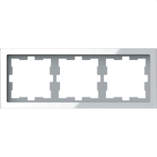 Merten Rahmen D-Life 3fach Kristallweiss