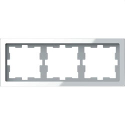 Merten Rahmen D-Life 3fach Kristallweiss