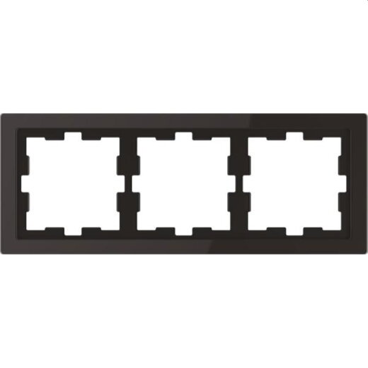 Merten Rahmen D-Life 3fach Onyxschwarz