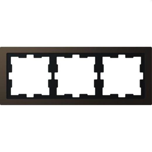 Merten Rahmen D-Life 3fach Moccametallic