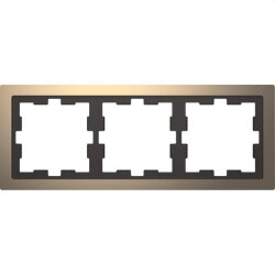 Merten Rahmen D-Life 3fach Nickelmetallic