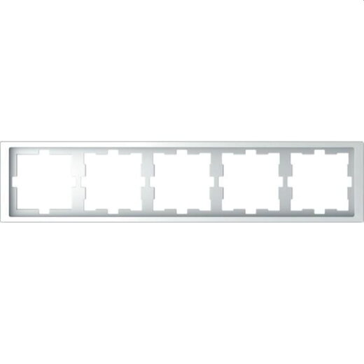 Merten Rahmen D-Life 5fach Lotosweiss