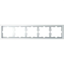 Merten Rahmen D-Life 5fach Lotosweiss