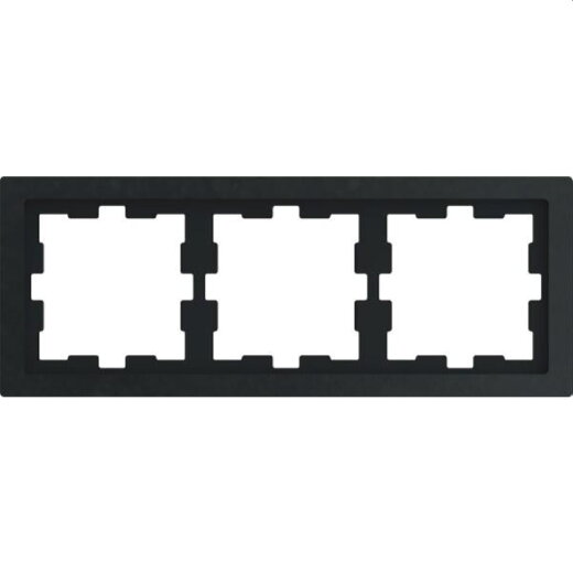 Merten Rahmen D-Life 3fach Schiefer geschliffen