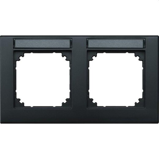Merten Rahmen 472214 2fach waagerech anthrazit M-PLAN