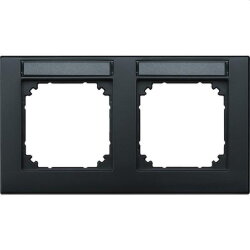 Merten Rahmen 472214 2fach waagerech anthrazit M-PLAN