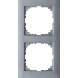 Merten Rahmen MEG4020-3660 2fach aluminium