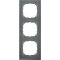 Merten Rahmen MEG4030-3646 3fach edelstahl/aluminium