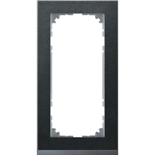 Merten Rahmen MEG4025-3669 2fach schiefer/aluminium