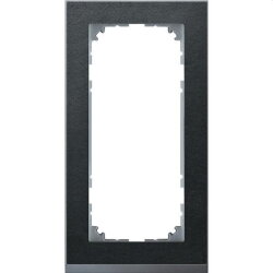 Merten Rahmen MEG4025-3669 2fach schiefer/aluminium