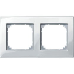 Merten Rahmen 503219 2fach polarweiss glaenzend