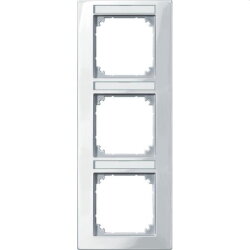 Merten Rahmen 513319 3fach senkr. polarweiss glaenzend