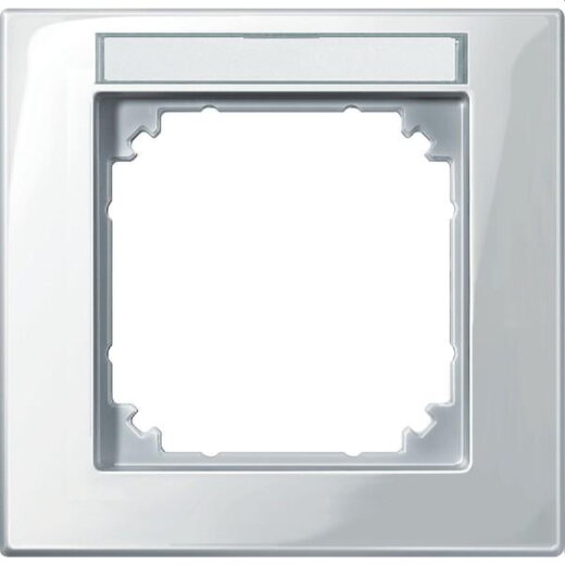 Merten Rahmen 514119 1fach polarweiss glaenzend