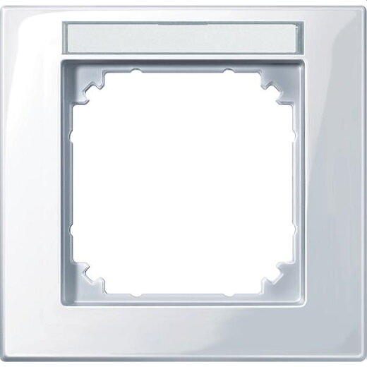 Merten Rahmen 514125 1fach aktivweiss glaenzend