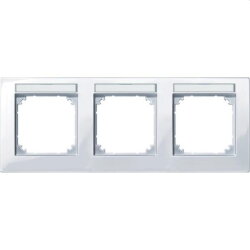 Merten Rahmen 514325 3fach waage. aktivweiss glaenzend