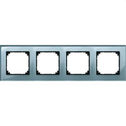 Merten Rahmen 489460 4fach diamantsilber