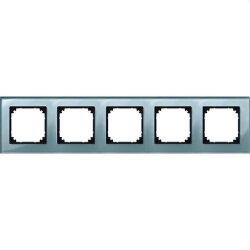 Merten Rahmen 489560 5fach diamantsilber