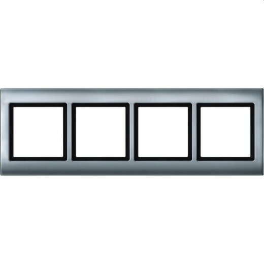 Merten Rahmen 400460 4fach aluminium