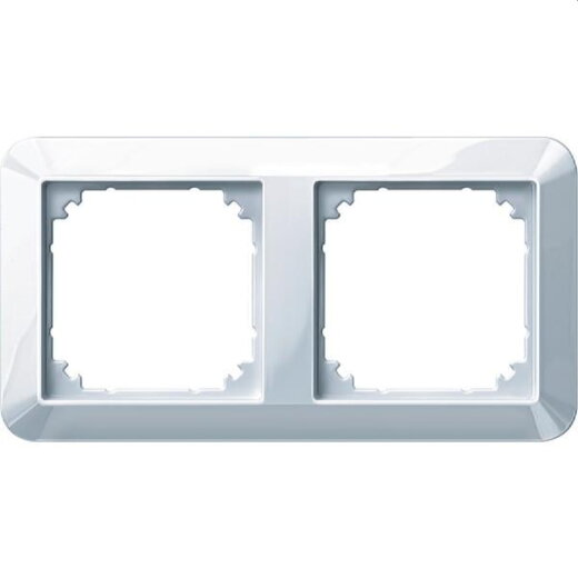 Merten Rahmen 389225 2fach aktivweiss glaenzend 1-M