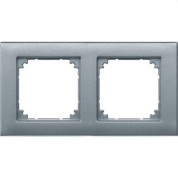 Merten Rahmen 486260 2fach aluminium M-PLAN